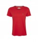 Tommy Jeans T-shirt essenziale con logo rosso