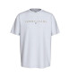 Tommy Jeans White logo T-shirt