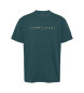 Tommy Jeans T-shirt vert avec logo