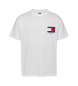 Tommy Jeans T-shirt patch blanc