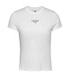 Tommy Jeans Slank Essentieel T-shirt wit