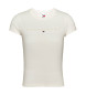 Tommy Jeans T-shirt Slim Tonal blanc