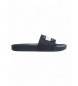 Tommy Jeans Navy embossed logo flip flops