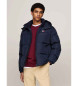 Tommy Jeans Alaska Steppjacke mit marinefarbenem Aufnäher