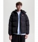 Tommy Jeans Jacket Alaska casual quilted hooded jacket black
