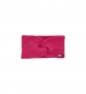 Tommy Jeans Ribbstickat pannband med rosa logotyp