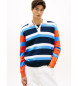 Tommy Jeans Koszulka rugby z kontrastowym, wielokolorowym kołnierzykiem