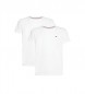 Tommy Jeans Confezione da 2 magliette Slim bianche