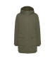 Tommy Jeans Parka techniczna puchowa zielona