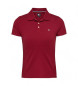 Tommy Jeans Polo Slim Essential maroon