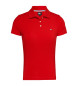 Tommy Jeans Polo Slim Essential rot