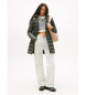 Tommy Jeans Casaco de penas acolchoado verde brilhante