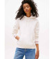 Tommy Jeans Sweatshirt mit Kapuze und weißem linearen Logo