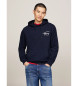 Tommy Jeans Sweat-shirt  logo sign Tommy's en bleu marine