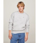 Tommy Jeans Fleece-sweatshirt med gr patch