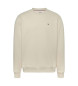 Tommy Jeans Sweat en polaire brosse beige 