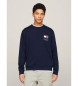 Tommy Jeans Sweatshirt essentiel avec logo bleu marine