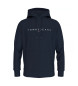 Tommy Jeans Bluza Regular Linear Logo navy
