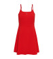 Tommy Jeans Essential Strap kjole rød
