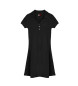 Tommy Jeans Črna obleka Polo