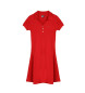 Tommy Jeans Rdeča polo obleka