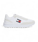 Tommy Jeans Zapatillas Essential de estilo running blanco