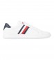 Tommy Hilfiger Cupsole Leder Turnschuhe weiß