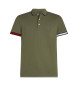 Tommy Hilfiger Polo slim avec passepoil vert distinctif