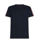 Tommy Hilfiger T-shirt globale a maniche corte blu scuro