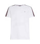 Tommy Hilfiger T-shirt Global bianca a maniche corte