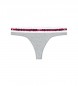 Tommy Hilfiger Elastic thong with grey inscription