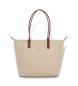 Tommy Hilfiger Borsa tote beige monogrammata TH