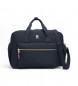 Tommy Hilfiger Wickeltasche mit marineblauem Monogramm