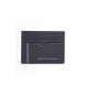 Tommy Hilfiger Corp navy leather card holder