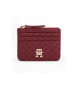 Tommy Hilfiger Porta carte in bassorilievo marrone