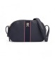 Tommy Hilfiger Navy textured shoulder bag