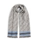 Tommy Hilfiger Sciarpa TH Monoplay in jacquard blu