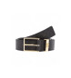 Tommy Hilfiger Usnjeni pas Square Monogram 3.0 Black