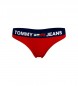Tommy Hilfiger Bande de taille avec logo Tanga rouge