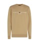 Tommy Hilfiger TH Flex majica z rjavim logotipom