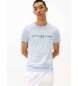 Tommy Hilfiger T-shirt blu a maniche corte con logo