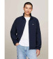 Tommy Jeans Essential Windbreaker med bred lynls Navy