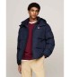 Tommy Jeans Quiltet Alaska-jakke med navy-patch