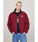 Tommy Jeans Crest Reverse Jacket bordeaux, navy