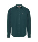 Tommy Jeans Camisa verde de flanela Reg