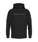 Tommy Jeans Sweatshirt Regular Linear Logo noir