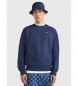 Tommy Jeans Fleece-trja i marinbl