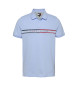 Tommy Jeans Blauwe slim fit polo