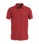 Tommy Jeans Polo Slim Logo czerwone