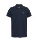 Tommy Jeans TJM navy slim polo shirt